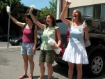 2005 Christine Ruat, Frédérique Mariotti et Marie-Joe Mouchot à Montréal au Canada