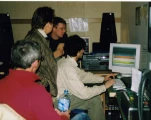 2003 Lug Lebel à l'enregistrement du disque au Studio à Amiens dans la Somme